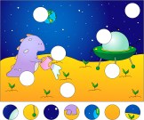 Space Puzzle Circles